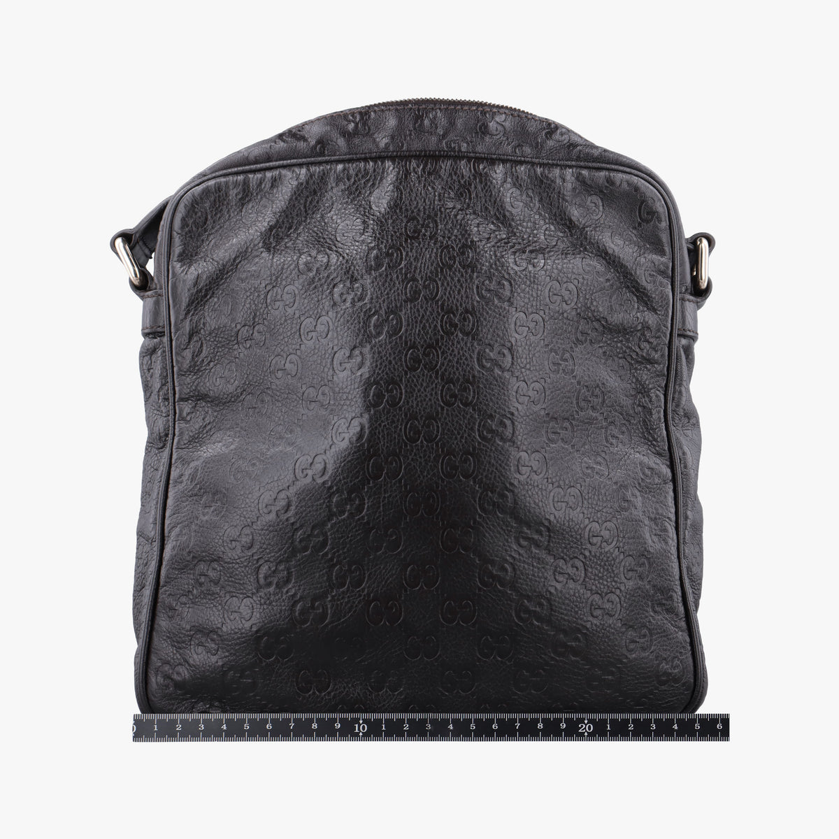 Pre-owned Gucci GG Imprime Messenger Brown Leather 201448 shoulderbag | stylenewstar