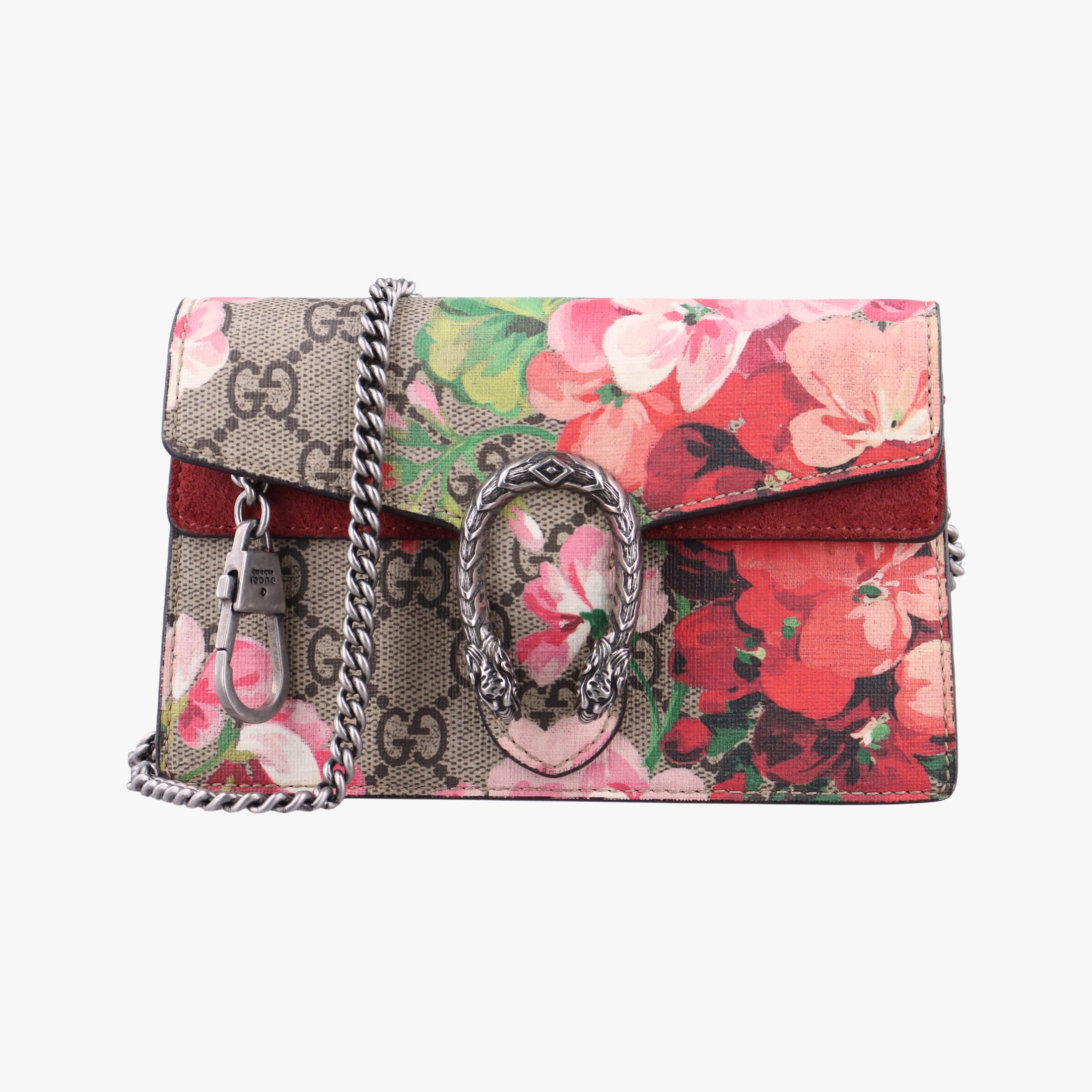Pre-owned Gucci Dionysus Beige×Multicolour PVC coated canvas×suede 476432 shoulderbag | stylenewstar