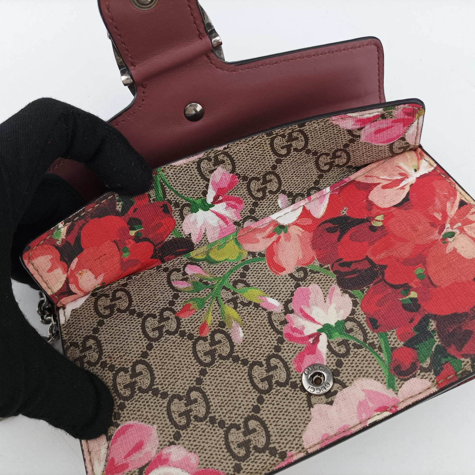 Pre-owned Gucci Dionysus Beige×Multicolour PVC coated canvas×suede 476432 shoulderbag | stylenewstar