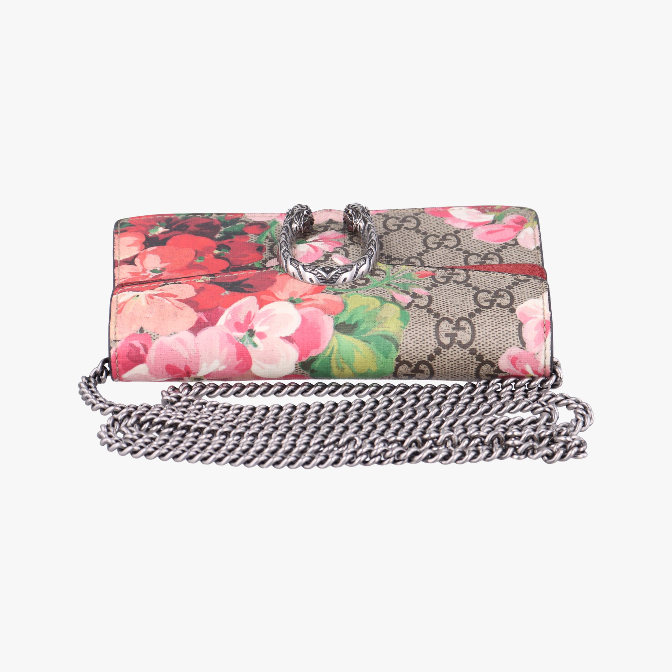 Pre-owned Gucci Dionysus Beige×Multicolour PVC coated canvas×suede 476432 shoulderbag | stylenewstar
