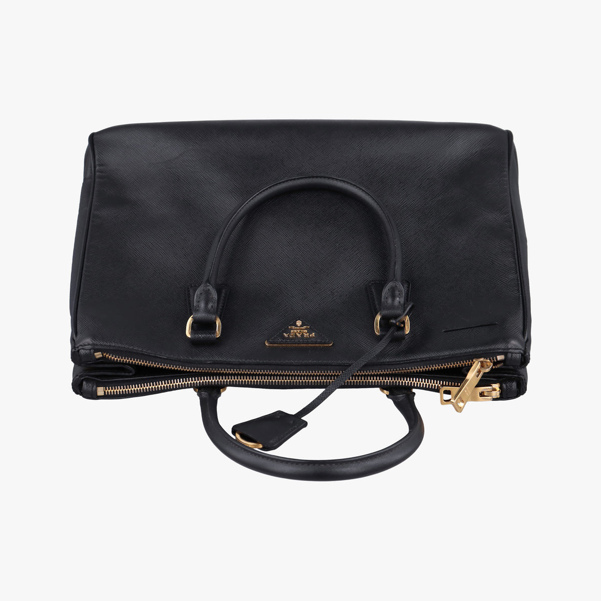 Vintage Prada Galleria Black SAFFIANO Leather BN2274 handbag | stylenewstar