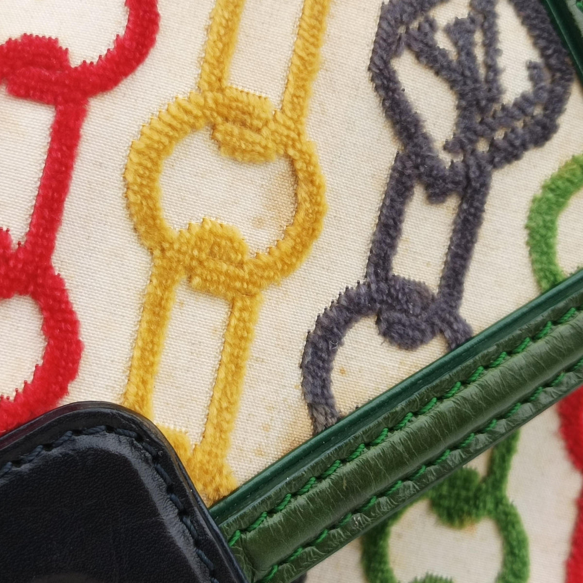 Vintage Louis Vuitton Dolly Charms multicolor Velvet×leather M95208 handbag | stylenewstar