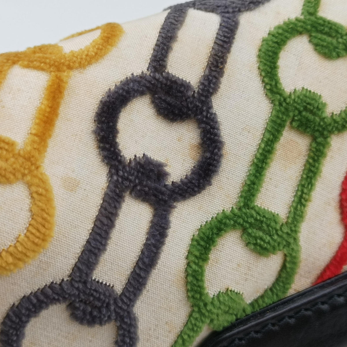 Vintage Louis Vuitton Dolly Charms multicolor Velvet×leather M95208 handbag | stylenewstar