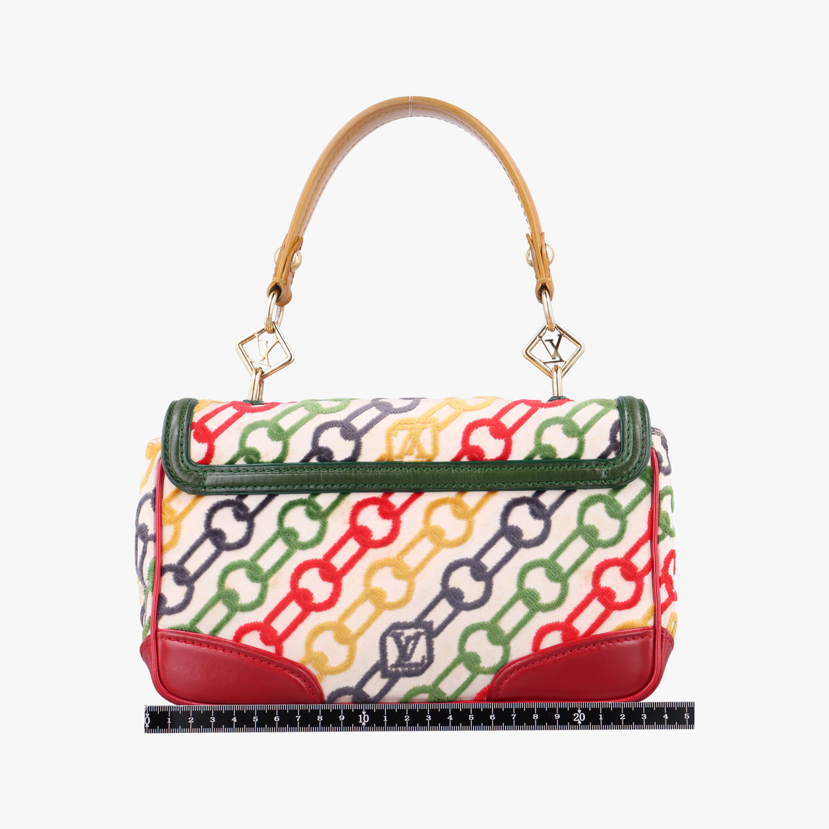Vintage Louis Vuitton Dolly Charms multicolor Velvet×leather M95208 handbag | stylenewstar