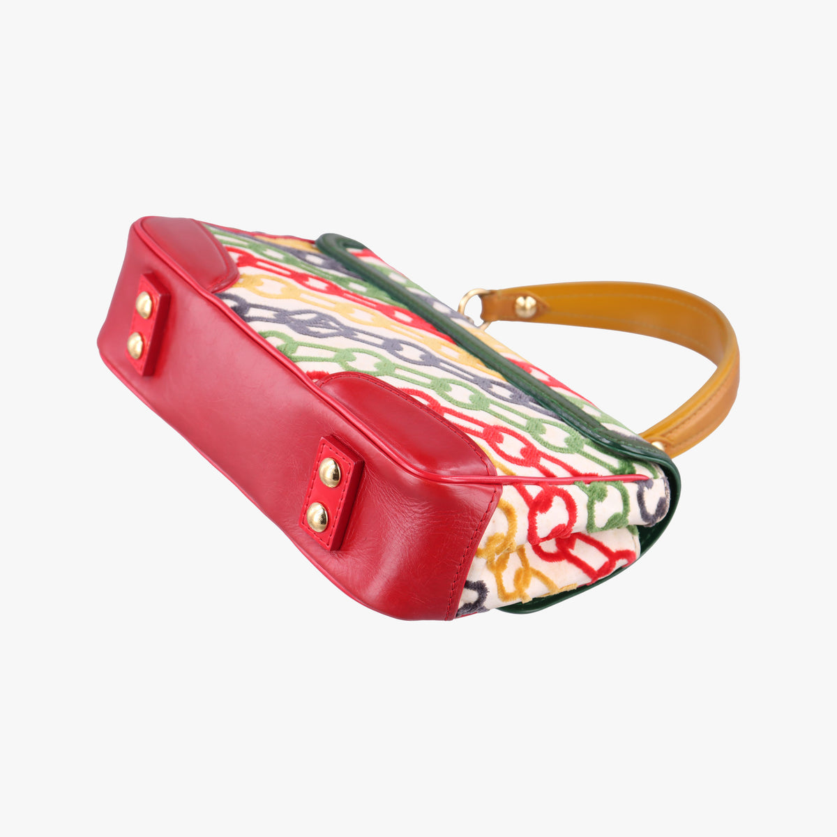 Vintage Louis Vuitton Dolly Charms multicolor Velvet×leather M95208 handbag | stylenewstar