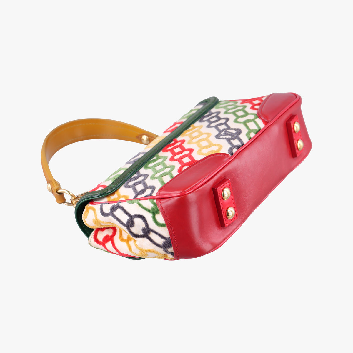 Vintage Louis Vuitton Dolly Charms multicolor Velvet×leather M95208 handbag | stylenewstar