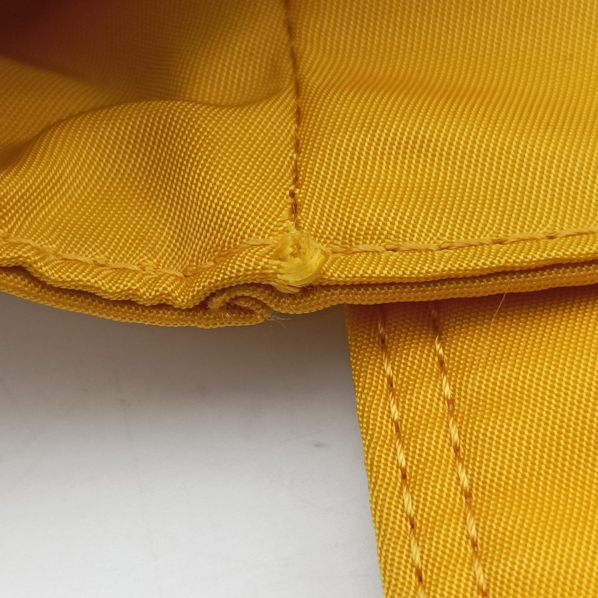 Pre-owned Fendi Baguette Messenger Yellow Nylon× leather 7VA536 shoulderbag | stylenewstar
