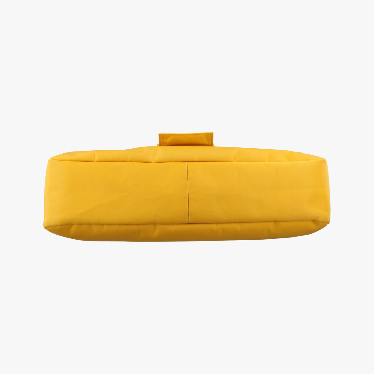 Pre-owned Fendi Baguette Messenger Yellow Nylon× leather 7VA536 shoulderbag | stylenewstar