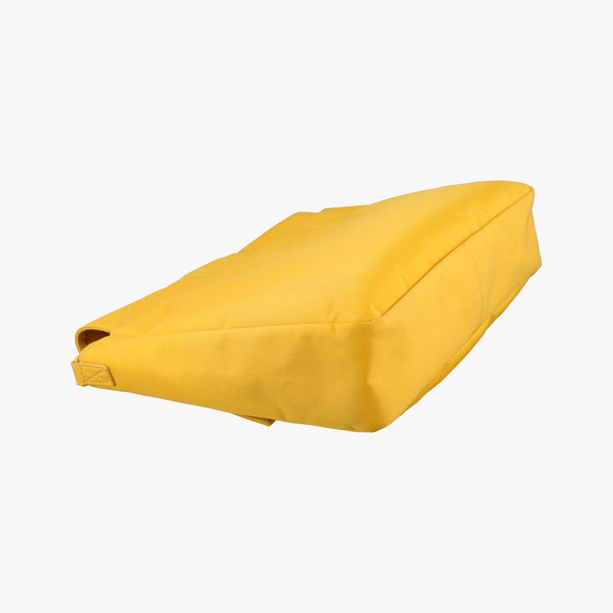 Pre-owned Fendi Baguette Messenger Yellow Nylon× leather 7VA536 shoulderbag | stylenewstar