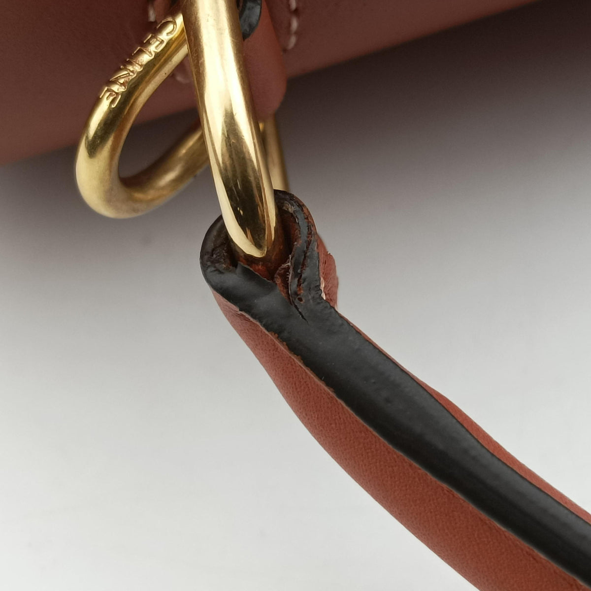Pre-owned Celine 16 Mini Bag Brown Calfskin 188003 shoulderbag | stylenewstar