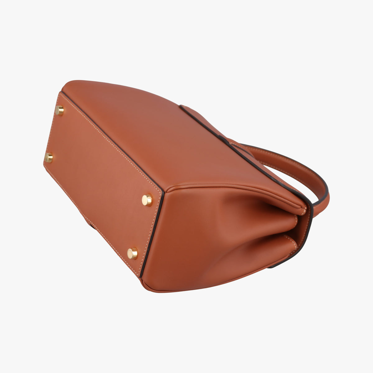 Pre-owned Celine 16 Mini Bag Brown Calfskin 188003 shoulderbag | stylenewstar