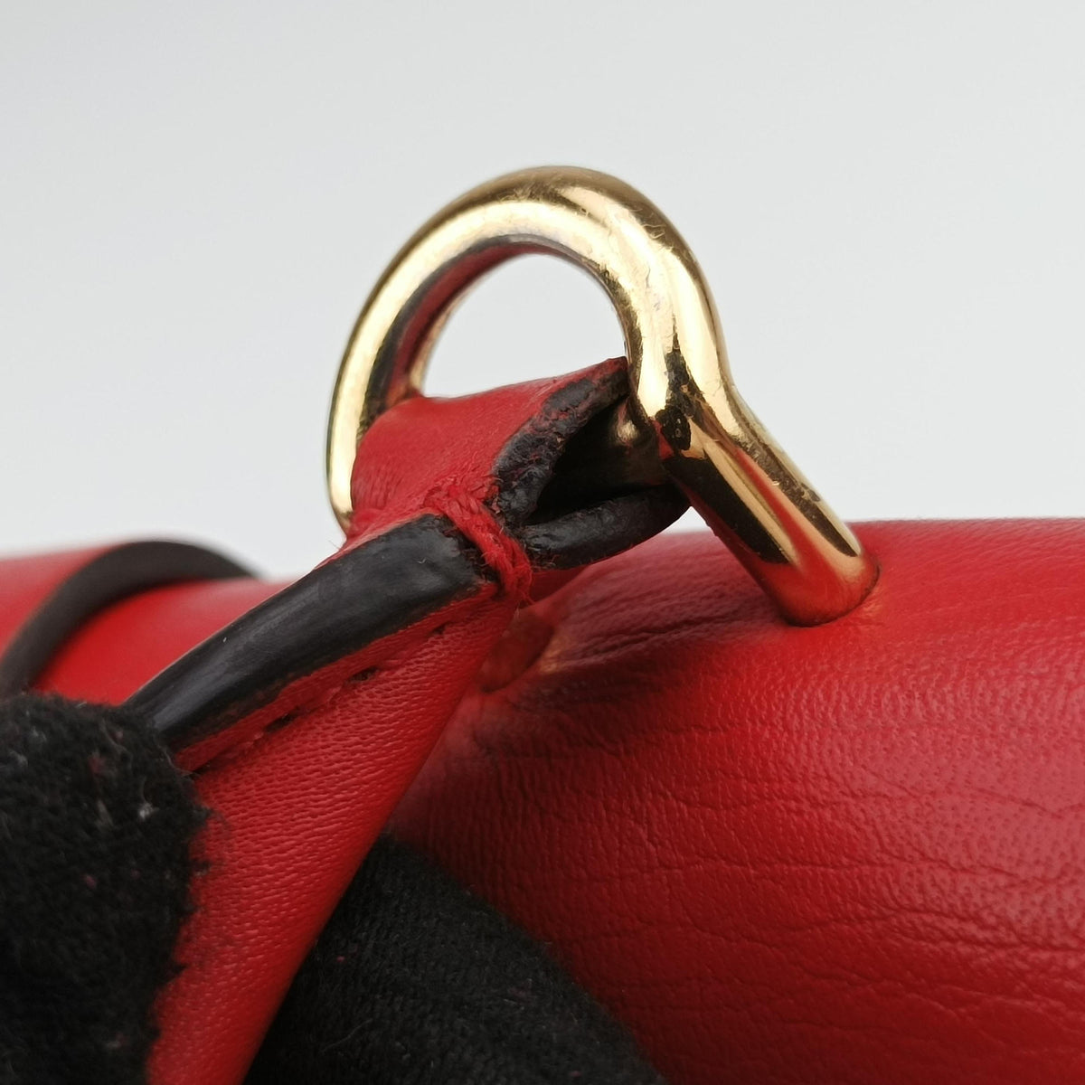 Vintage Louis Vuitton Locky BB Monogram/Brown×Coqulicot Monogram canvas×calf leather M44322 shoulderbag | stylenewstar