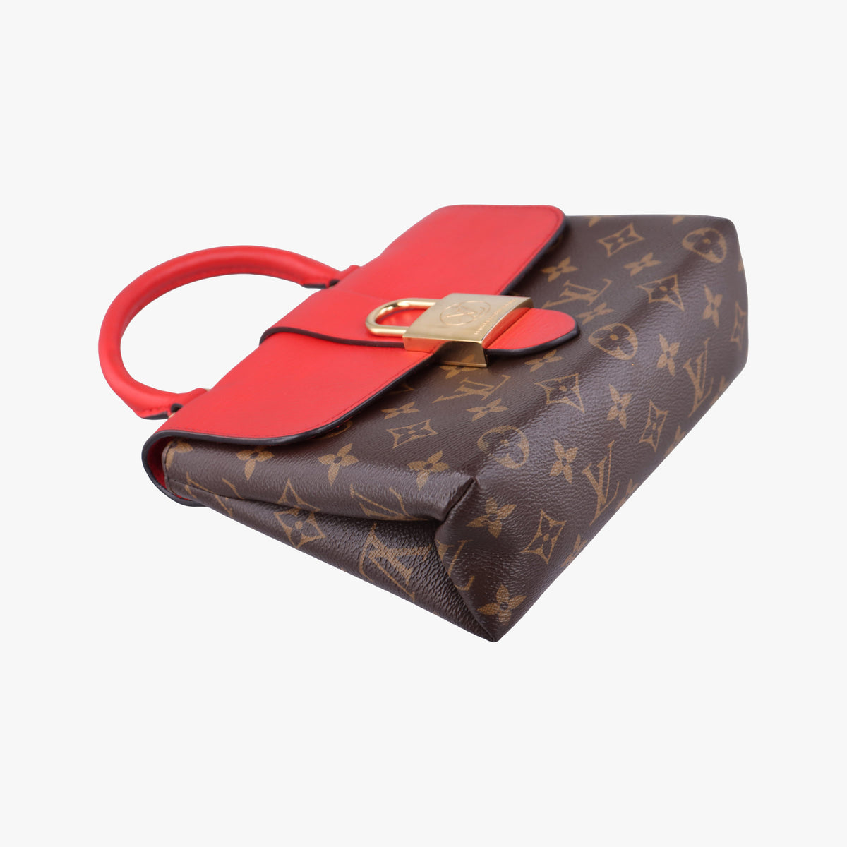 Vintage Louis Vuitton Locky BB Monogram/Brown×Coqulicot Monogram canvas×calf leather M44322 shoulderbag | stylenewstar