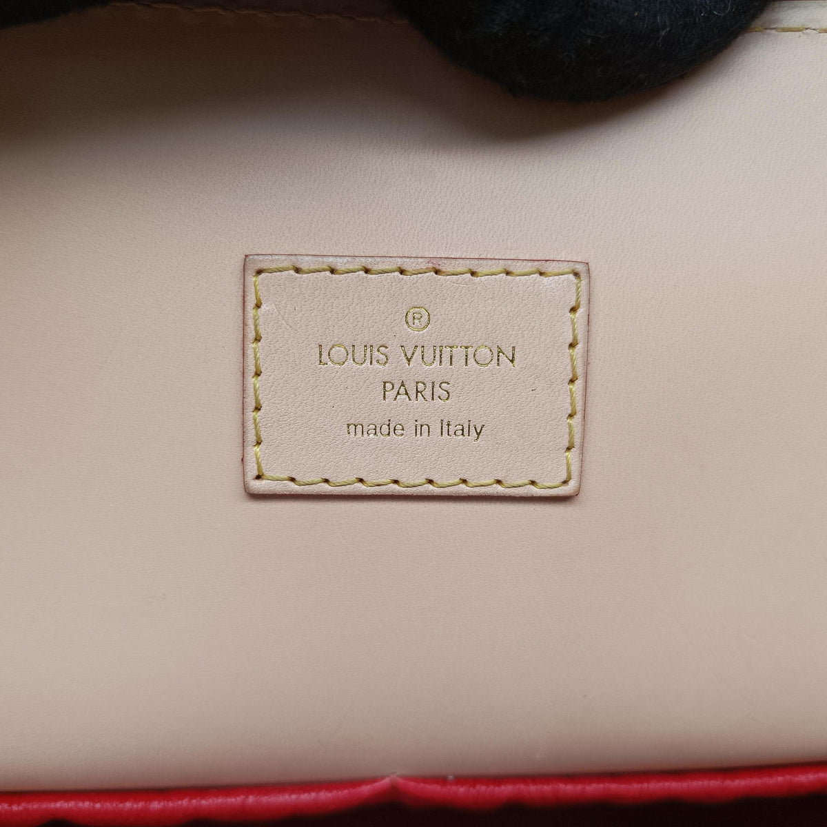 Pre-owned Louis Vuitton Christian Louboutin Collaboration Iconoclast Brown×red×beige Monogram Canvas×calf leather×ponyhair M41234 handbag | stylenewstar