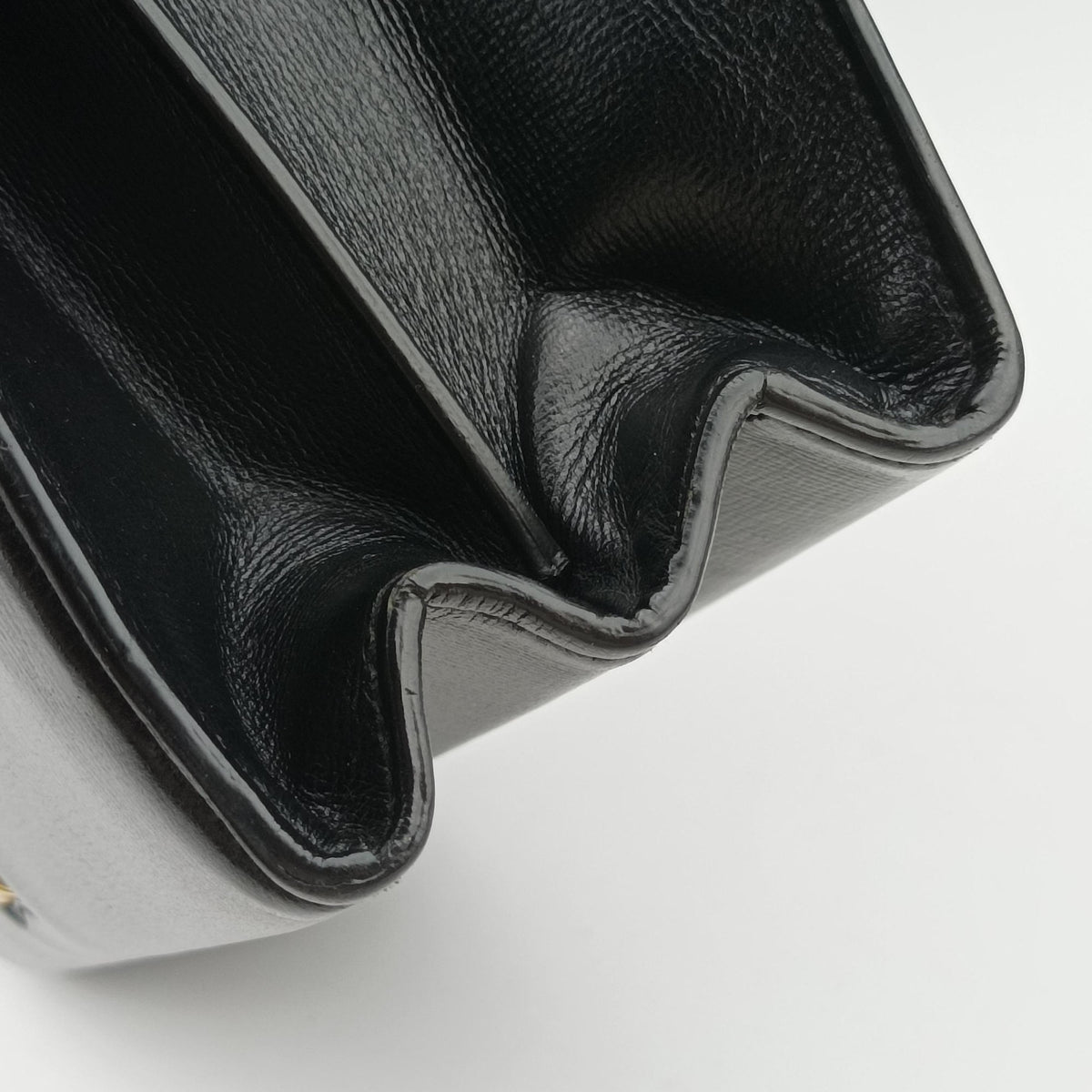 Pre-owned Gucci Sylvie 1969 Black Leather 602781 shoulderbag | stylenewstar