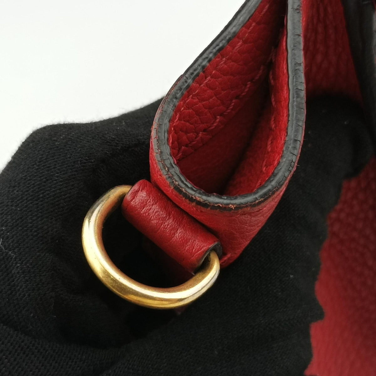 Pre-owned Celine luggage nano shopper Red Leather  handbag | stylenewstar