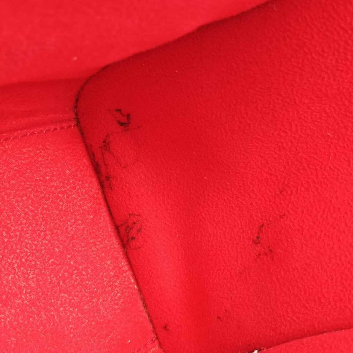 Pre-owned Celine luggage nano shopper Red Leather  handbag | stylenewstar