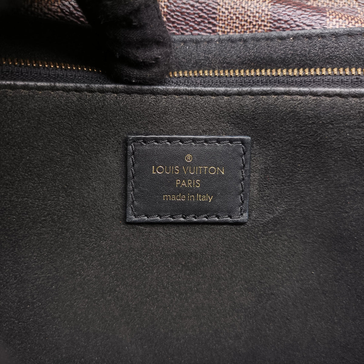 Secondhand Louis Vuitton Vavin PM EBENE×Noir Damier Canvas×calf leather N40108 shoulderbag | stylenewstar