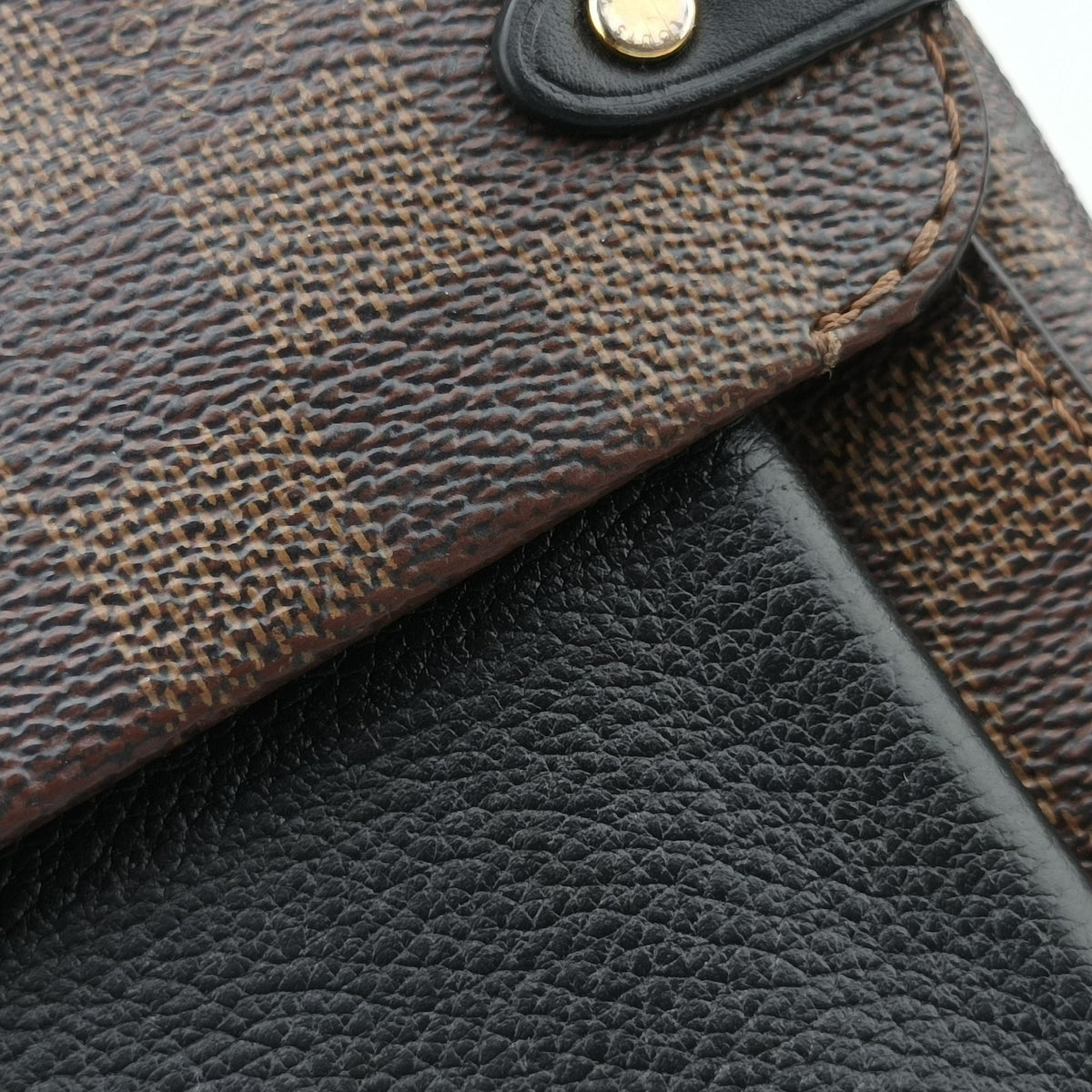 Secondhand Louis Vuitton Vavin PM EBENE×Noir Damier Canvas×calf leather N40108 shoulderbag | stylenewstar