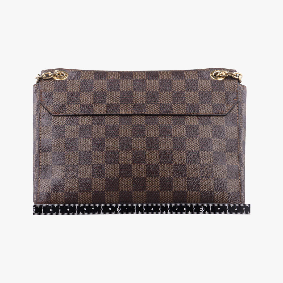 Secondhand Louis Vuitton Vavin PM EBENE×Noir Damier Canvas×calf leather N40108 shoulderbag | stylenewstar