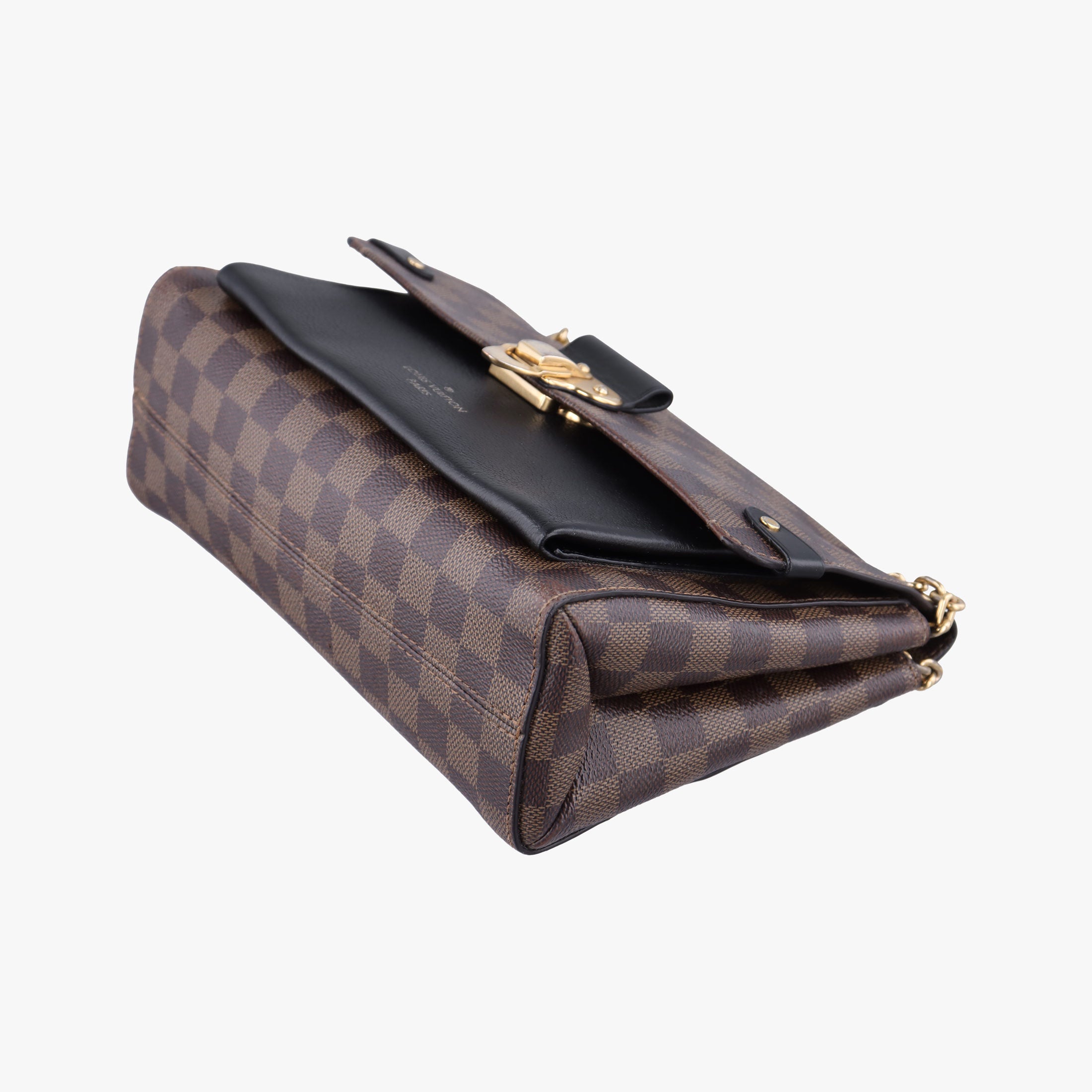 Secondhand Louis Vuitton Vavin PM EBENE×Noir Damier Canvas×calf leather N40108 shoulderbag | stylenewstar