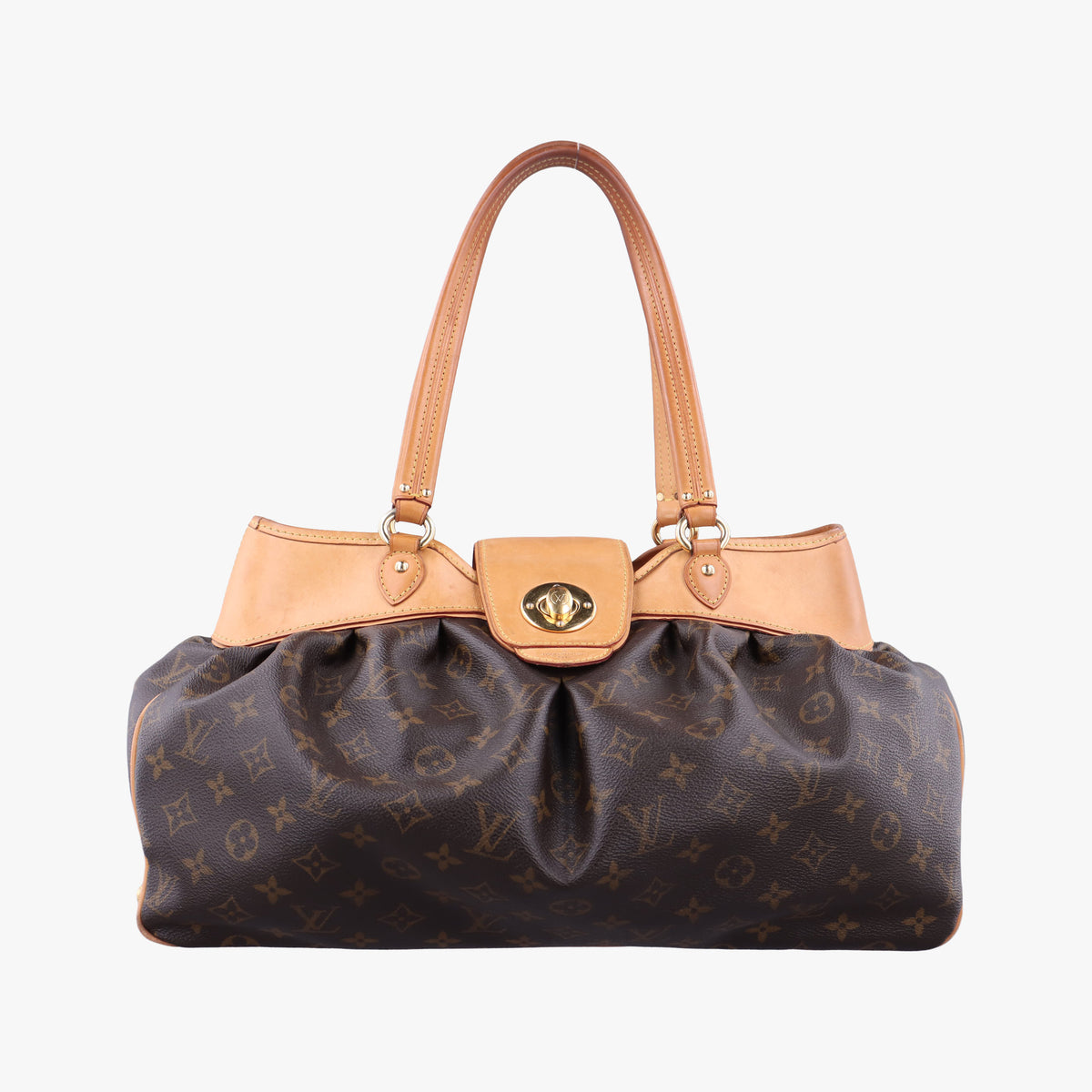 Pre-owned Louis Vuitton VINTAGE BOETIE MM Brown Monogram Canvas M45714 handbag | stylenewstar