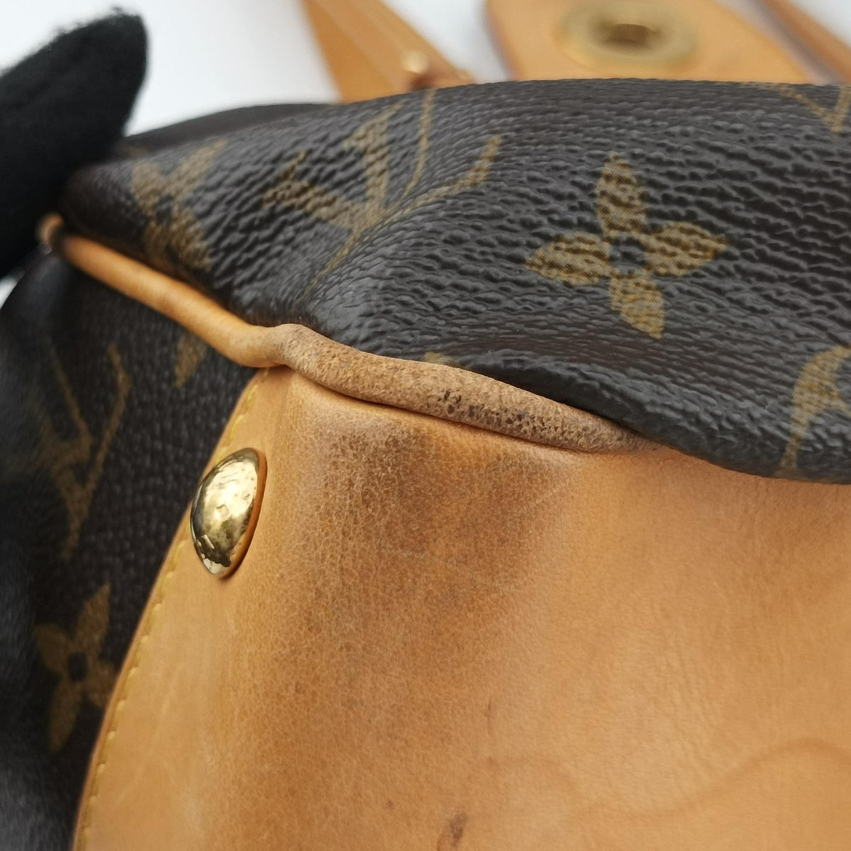 Pre-owned Louis Vuitton VINTAGE BOETIE MM Brown Monogram Canvas M45714 handbag | stylenewstar