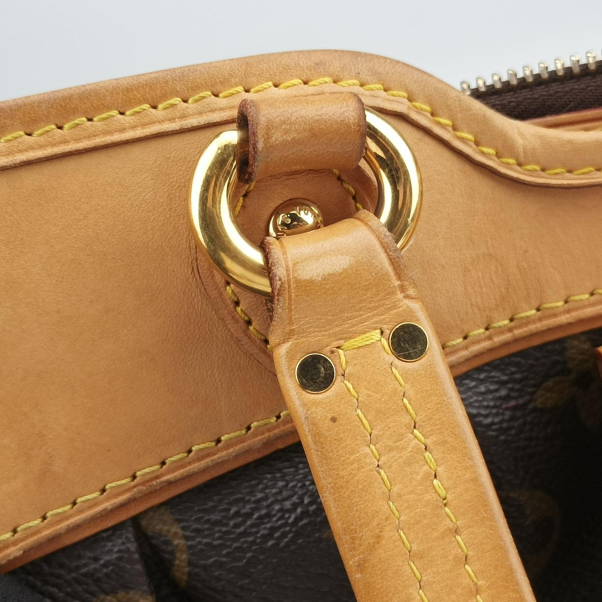 Pre-owned Louis Vuitton VINTAGE BOETIE MM Brown Monogram Canvas M45714 handbag | stylenewstar