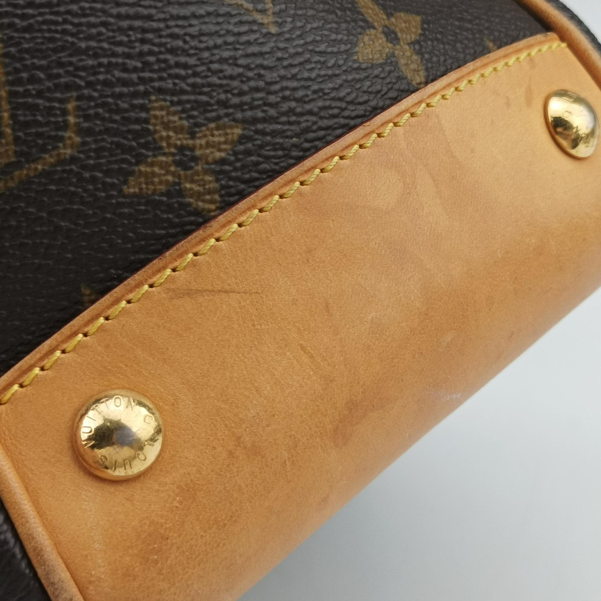 Pre-owned Louis Vuitton VINTAGE BOETIE MM Brown Monogram Canvas M45714 handbag | stylenewstar