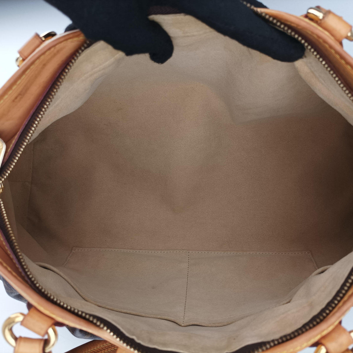 Pre-owned Louis Vuitton VINTAGE BOETIE MM Brown Monogram Canvas M45714 handbag | stylenewstar