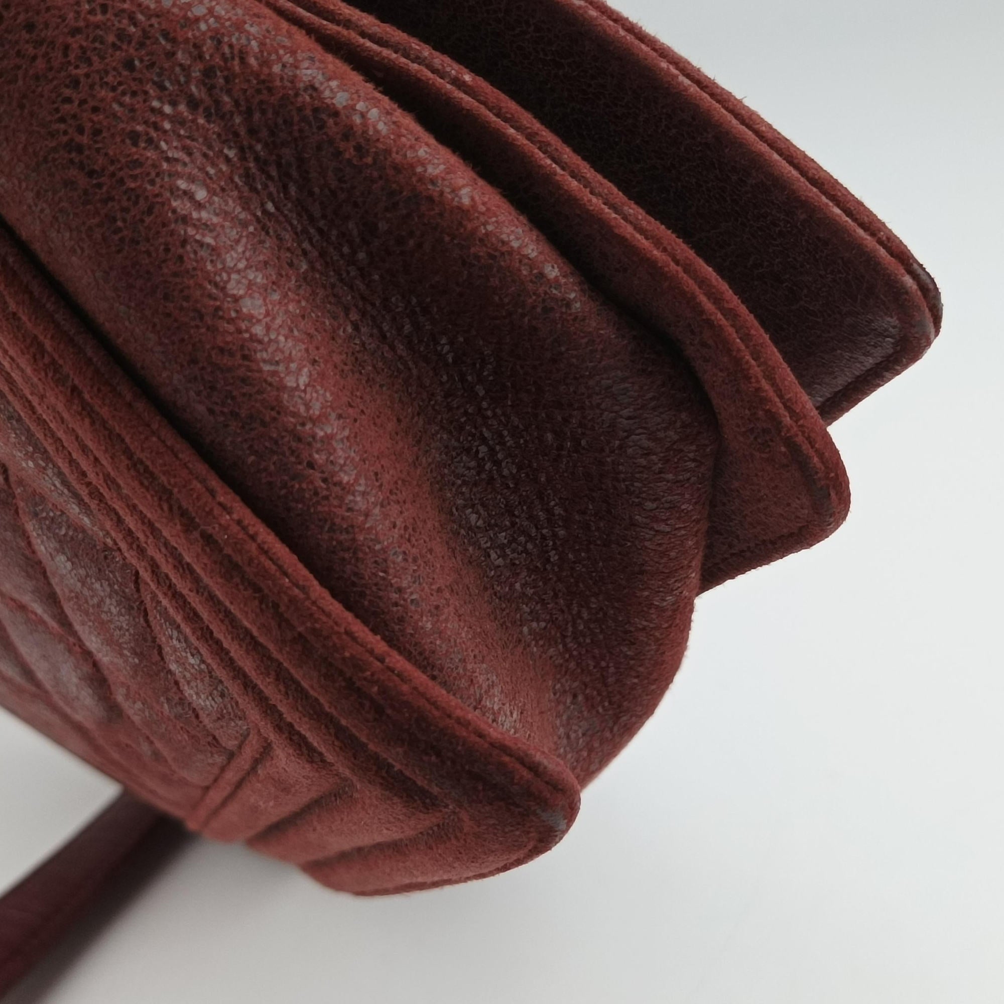 Pre-owned Chanel BOY CHANEL Red Leather A67951 shoulderbag | stylenewstar