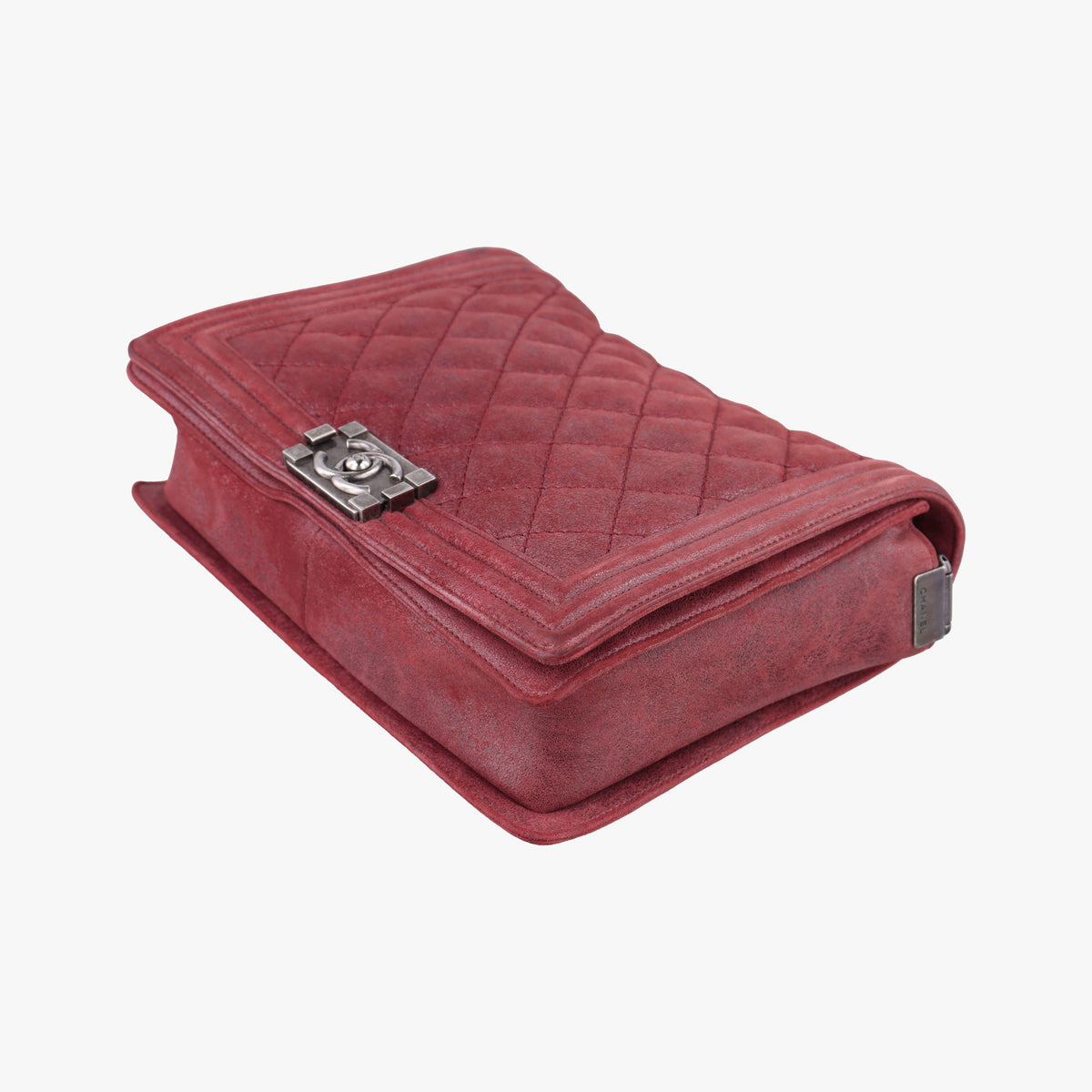 Pre-owned Chanel BOY CHANEL Red Leather A67951 shoulderbag | stylenewstar