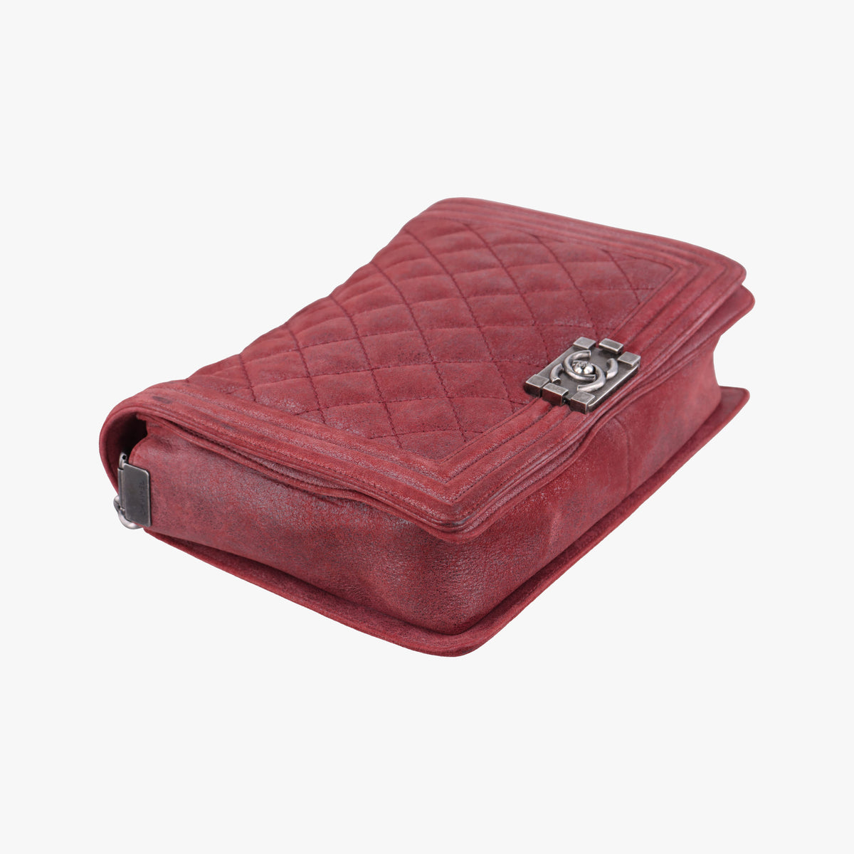 Pre-owned Chanel BOY CHANEL Red Leather A67951 shoulderbag | stylenewstar