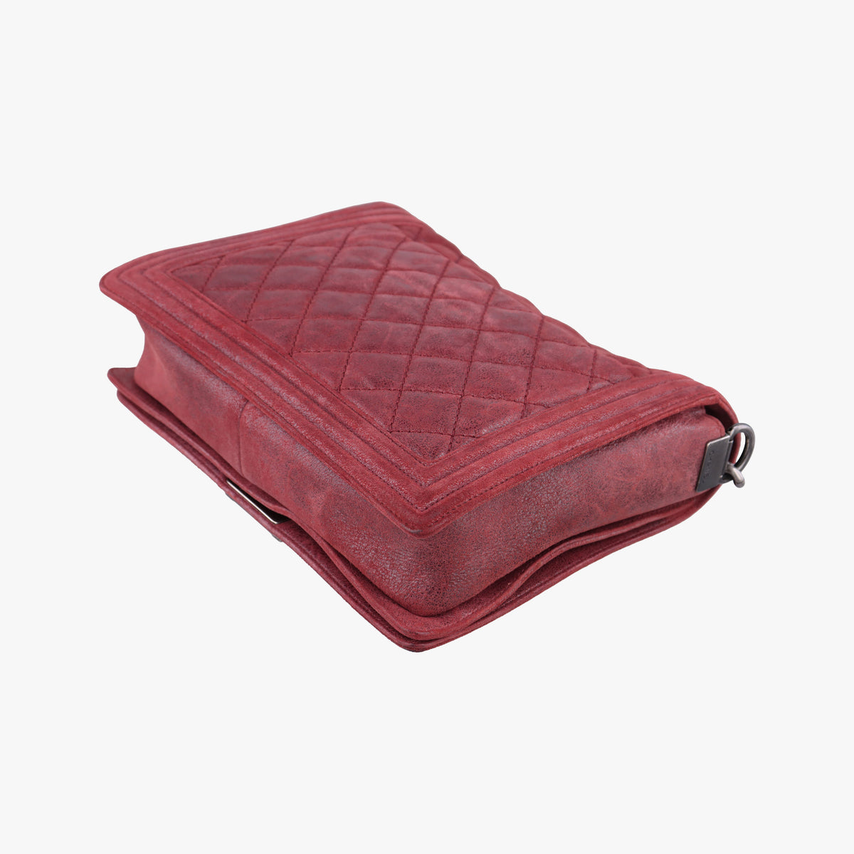 Pre-owned Chanel BOY CHANEL Red Leather A67951 shoulderbag | stylenewstar