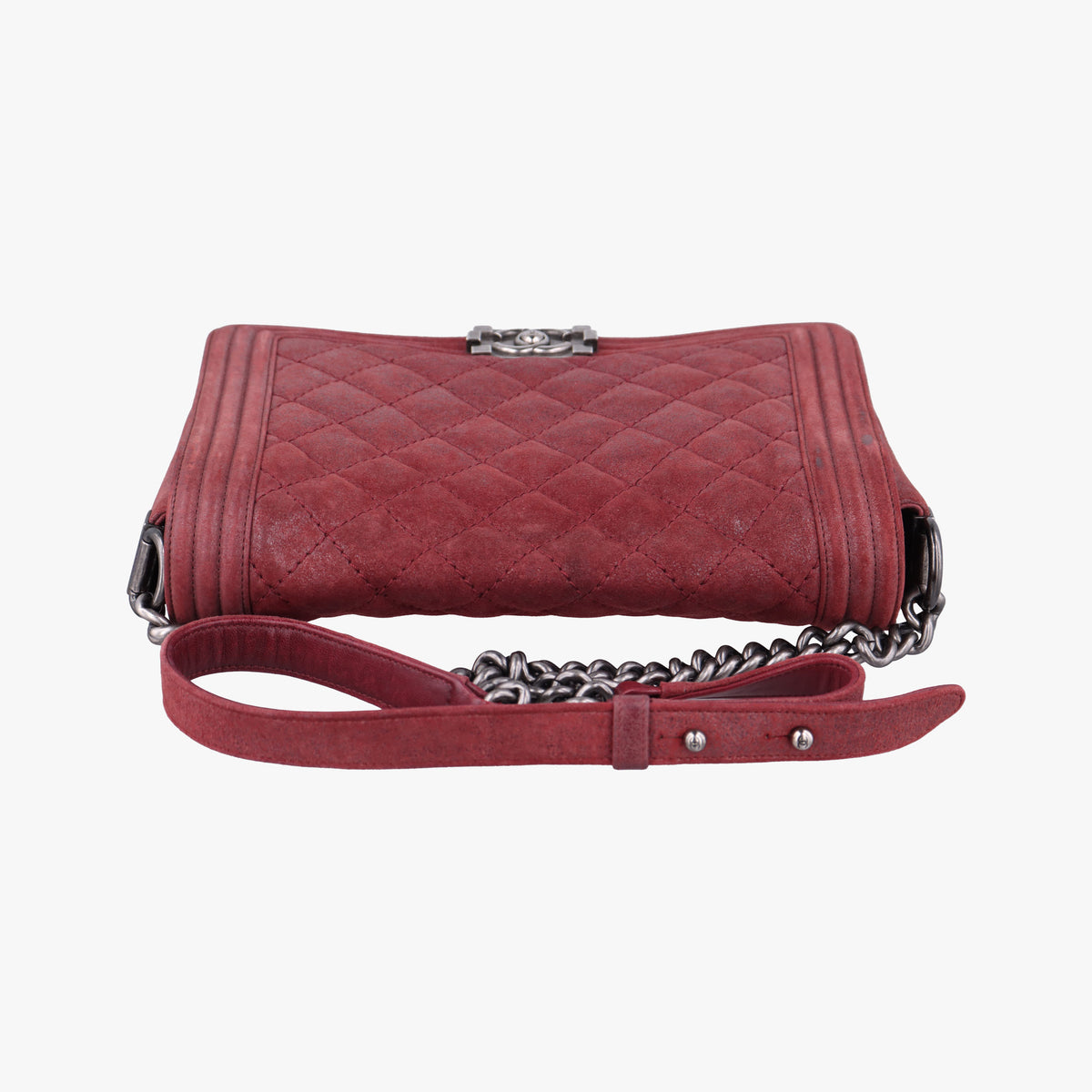 Pre-owned Chanel BOY CHANEL Red Leather A67951 shoulderbag | stylenewstar
