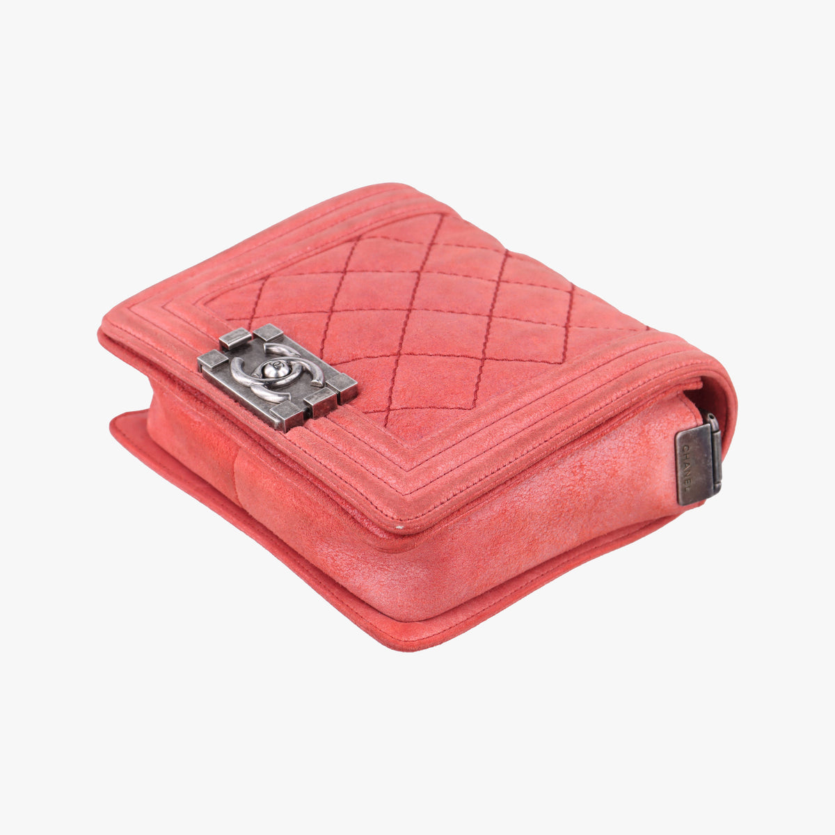 Pre-owned Chanel BOY CHANEL Red Leather A67952 shoulderbag | stylenewstar
