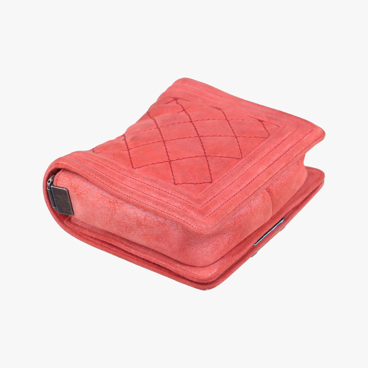 Pre-owned Chanel BOY CHANEL Red Leather A67952 shoulderbag | stylenewstar