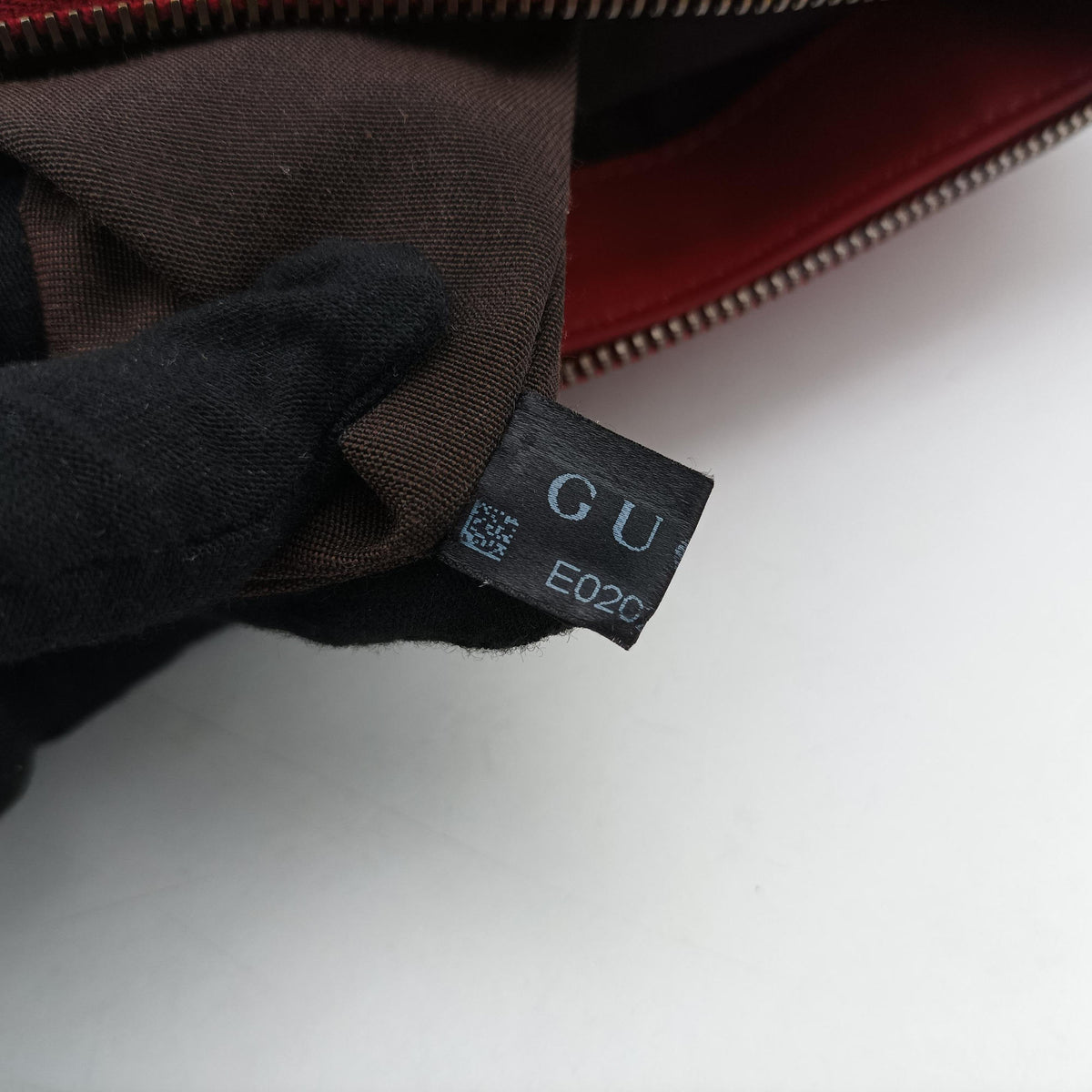 Pre-owned Gucci GG charm dome Red Leather 341503 shoulderbag | stylenewstar