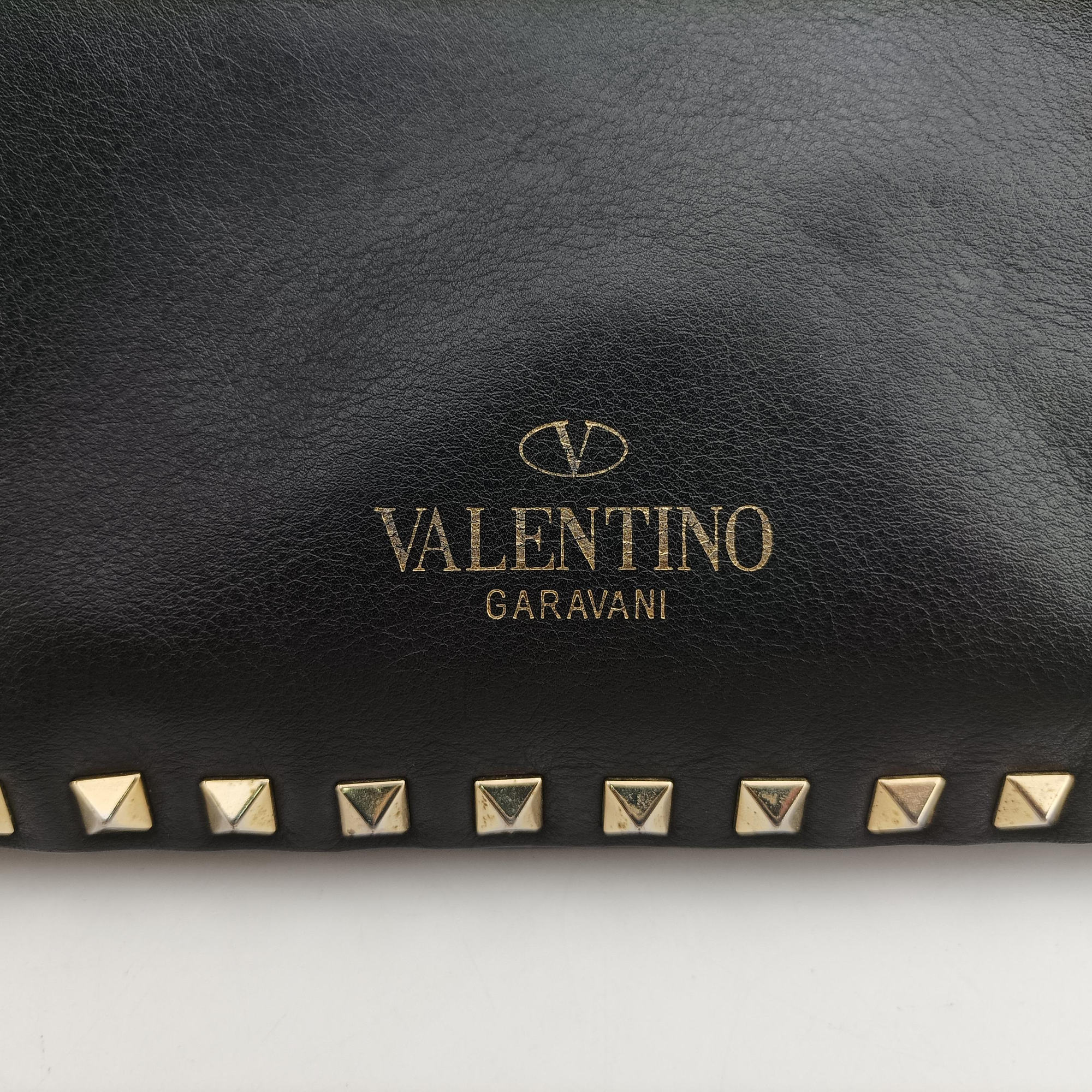 Pre-owned Valentino Rockstud Black Leather  shoulderbag | stylenewstar