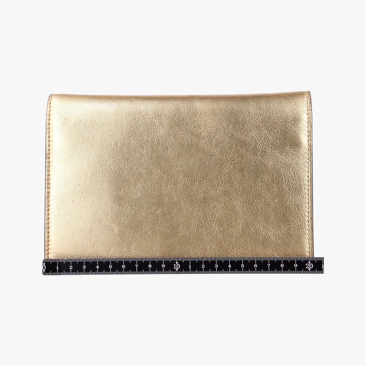 Pre-owned Fendi F is Golden Leather 8BS006 shoulderbag | stylenewstar
