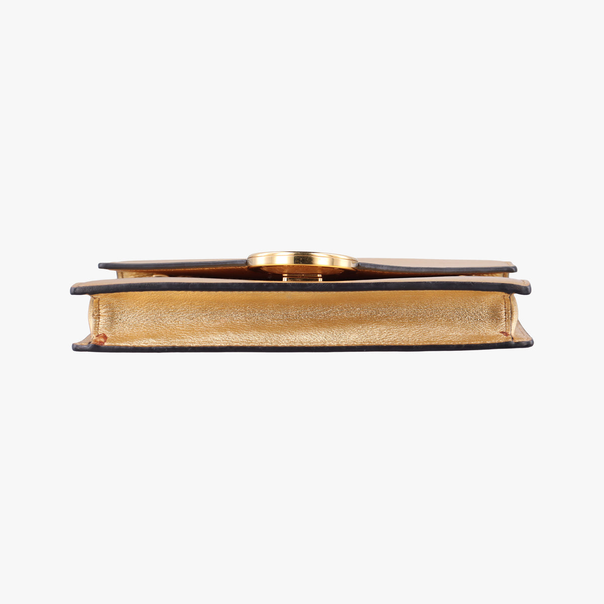 Pre-owned Fendi F is Golden Leather 8BS006 shoulderbag | stylenewstar
