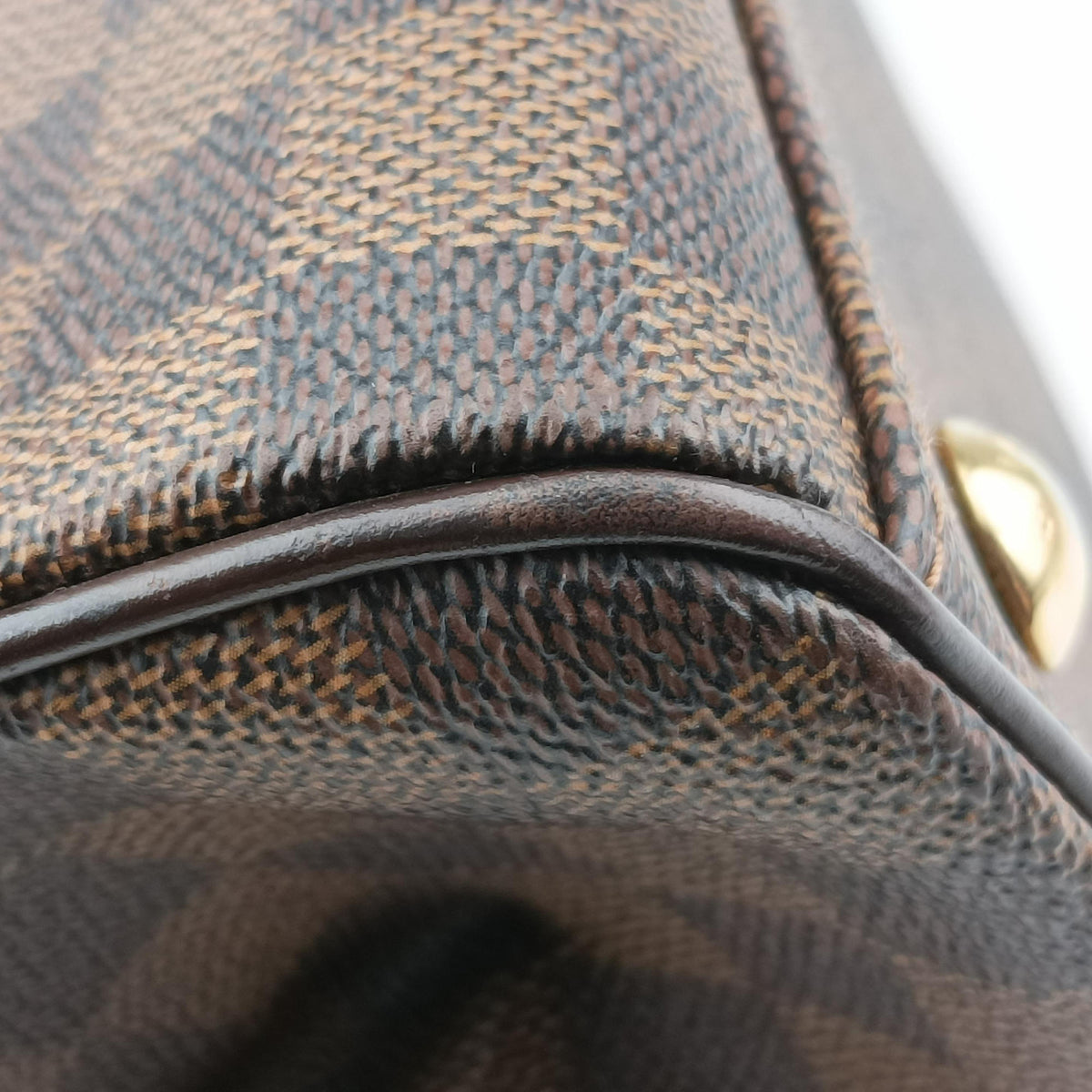 Vintage Louis Vuitton TREVI PM EBENE Damier Canvas N51997 shoulderbag | stylenewstar