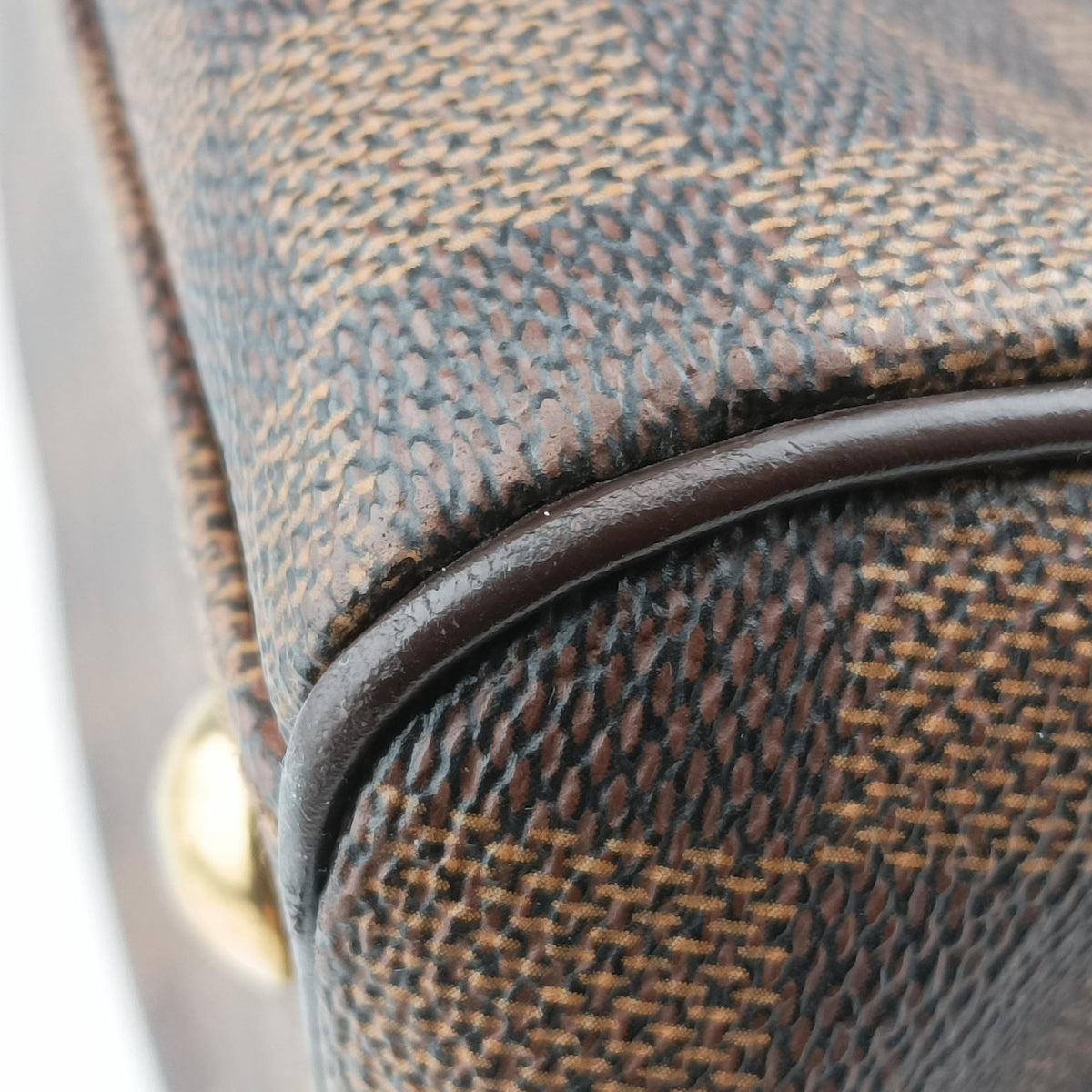 Vintage Louis Vuitton TREVI PM EBENE Damier Canvas N51997 shoulderbag | stylenewstar