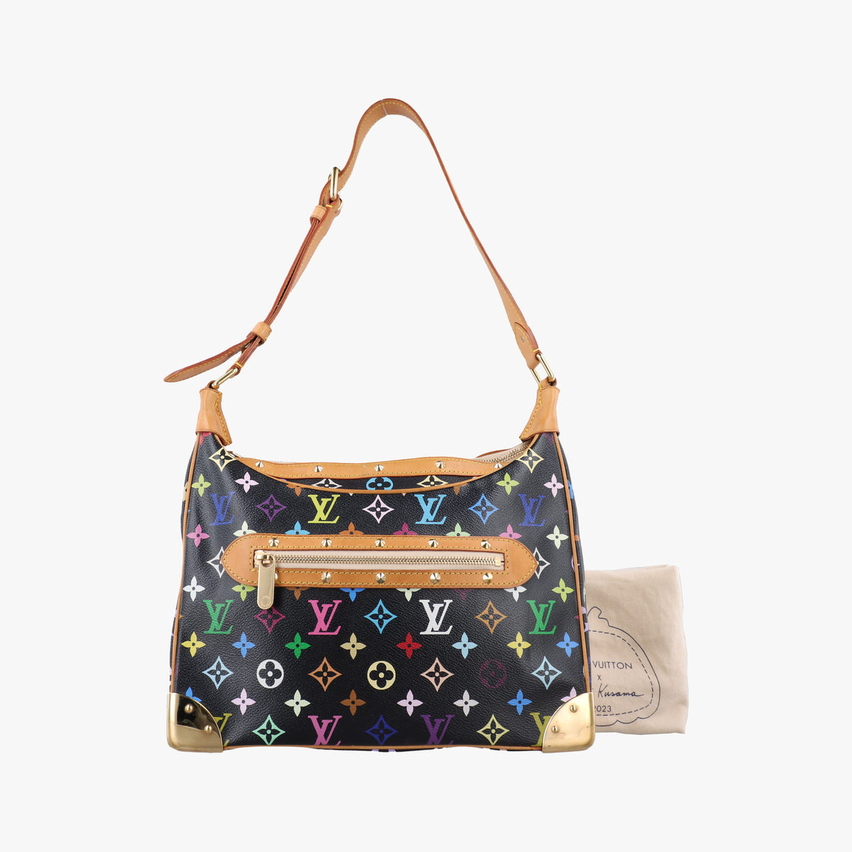 Vintage Louis Vuitton Boulogne Noir Monogram Multicolor M92638 shoulderbag | stylenewstar