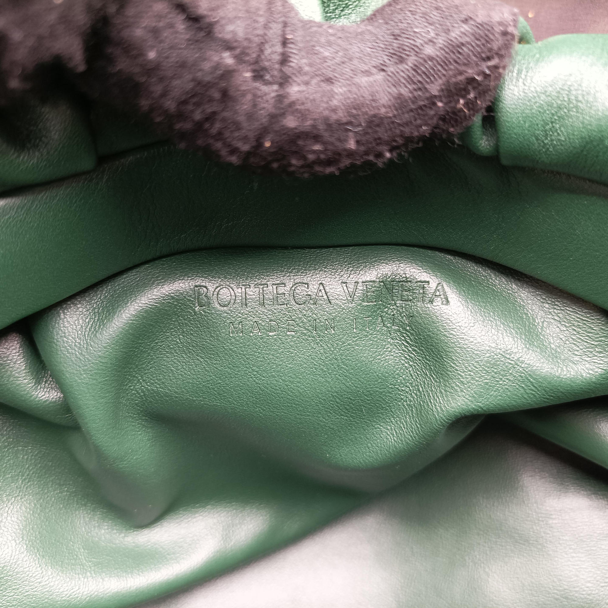 Secondhand Bottega Veneta THE Chain Pouch Green lambskin  shoulderbag | stylenewstar