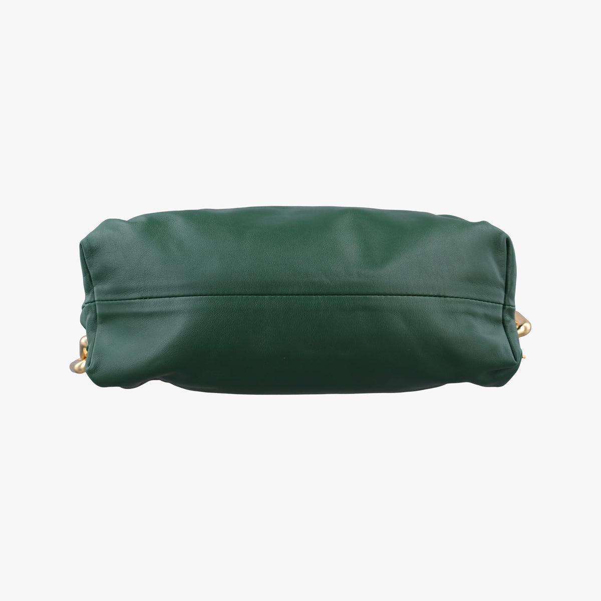Secondhand Bottega Veneta THE Chain Pouch Green lambskin  shoulderbag | stylenewstar