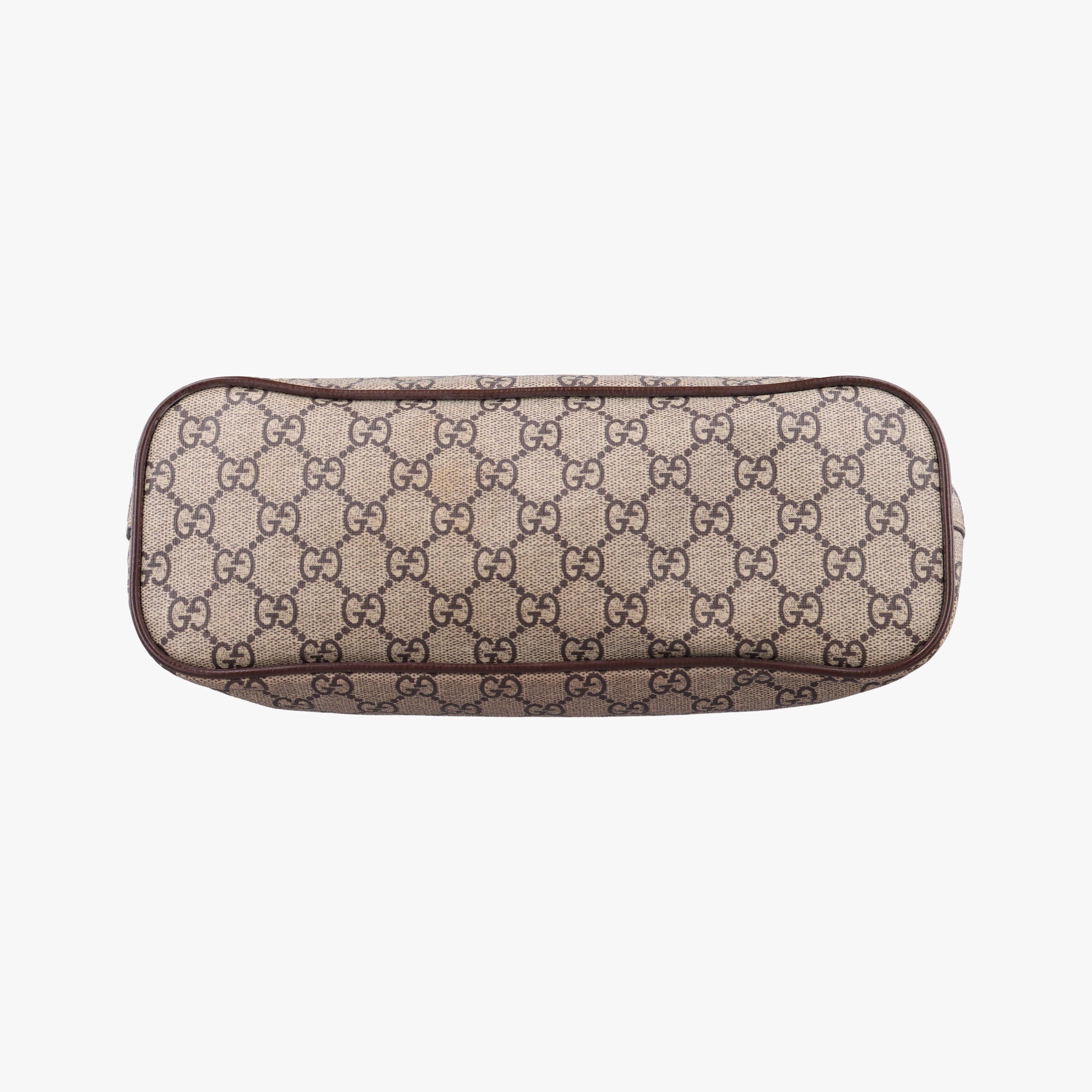 Pre-owned Gucci GG Supreme Bosco PATCHED beige×Multicolour PVC coated canvas×Leather 473887 shoulderbag | stylenewstar
