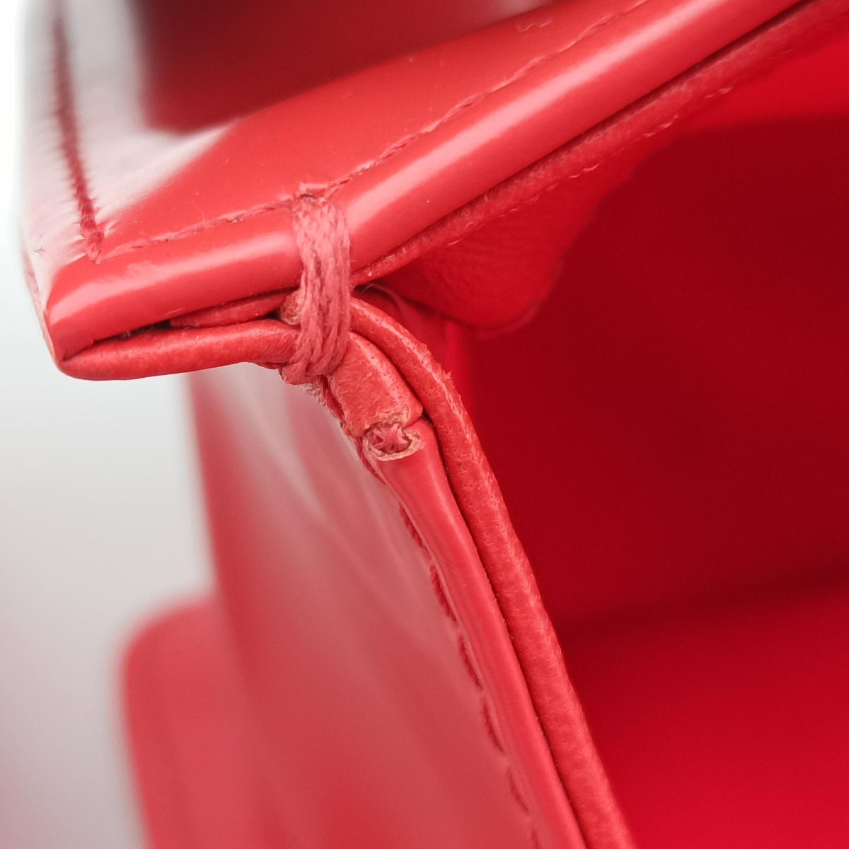 Pre-owned Chanel BOY CHANEL Red Leather A67085 shoulderbag | stylenewstar