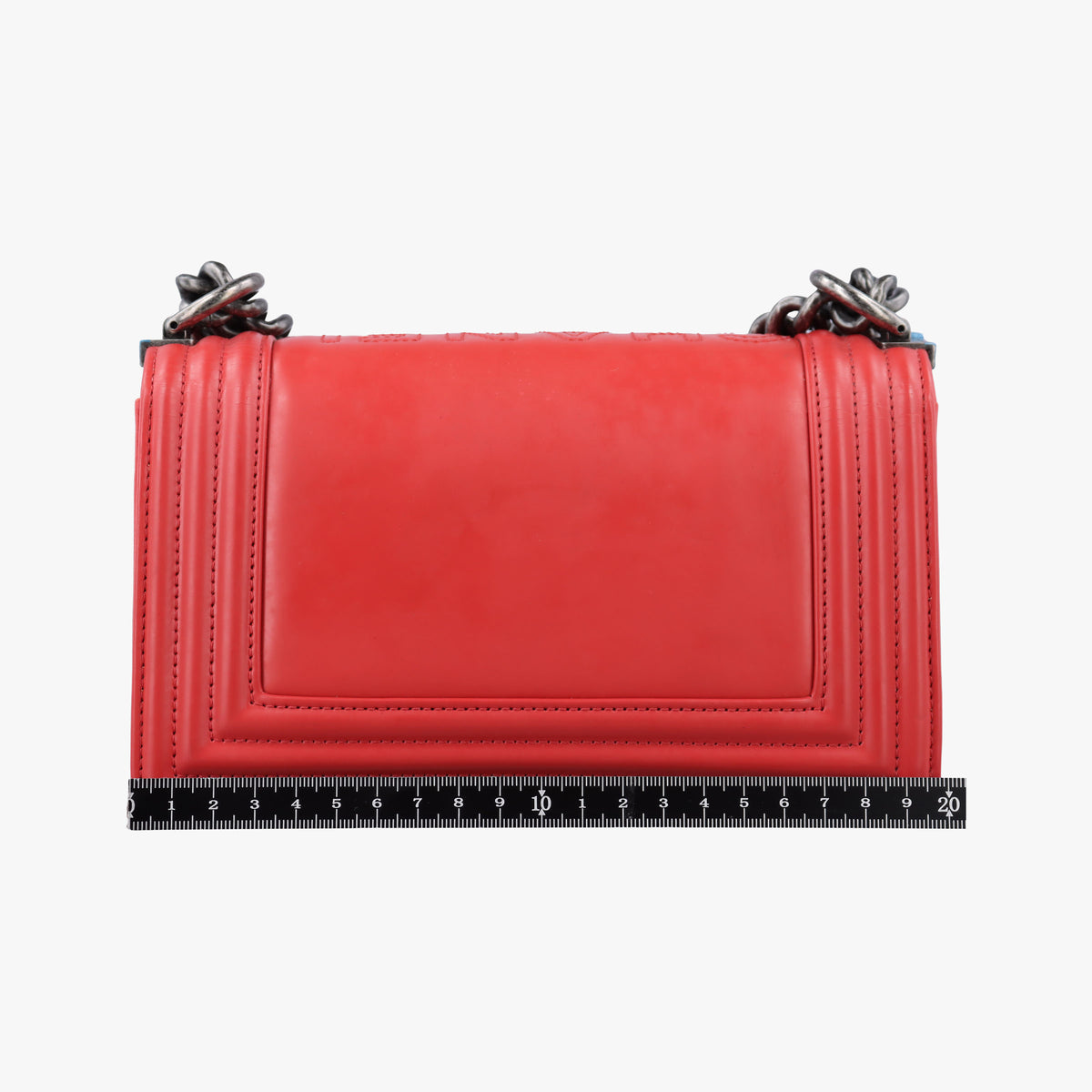 Pre-owned Chanel BOY CHANEL Red Leather A67085 shoulderbag | stylenewstar