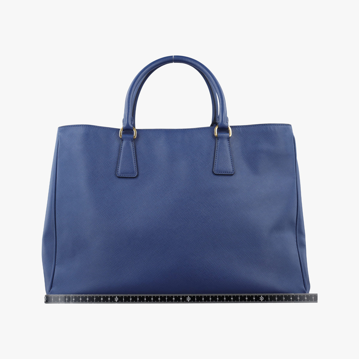 Pre-owned Prada Galleria Blue SAFFIANO Leather BN2274 handbag | stylenewstar